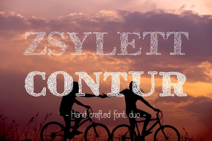 ZsylettPro decorative font Font Download