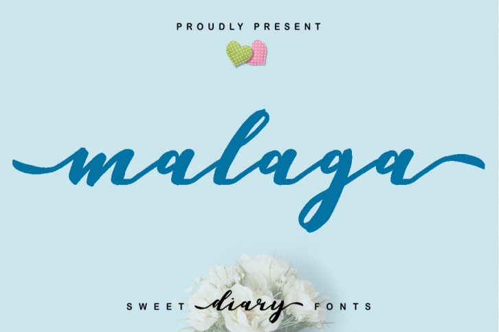 Malaga Diary | A Sweet Diary Fonts Font Download