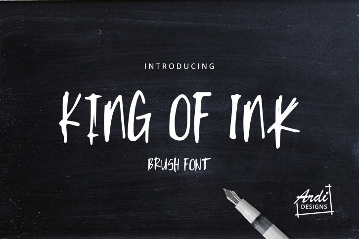 King of Ink Font Font Download