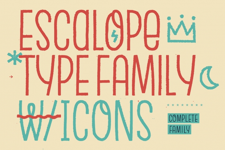 Escalope *Complete Family Font Download
