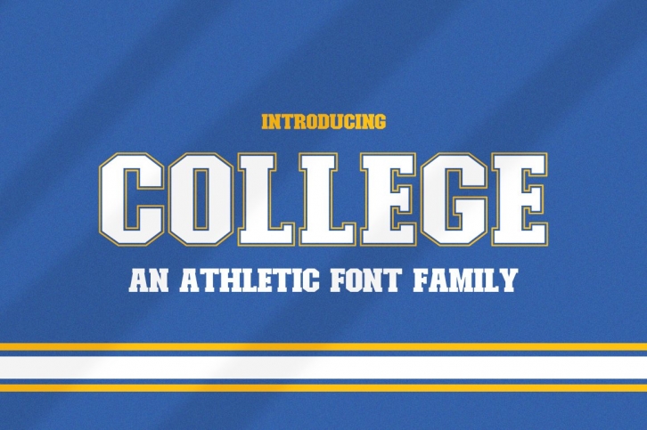 College Font Family Font Download