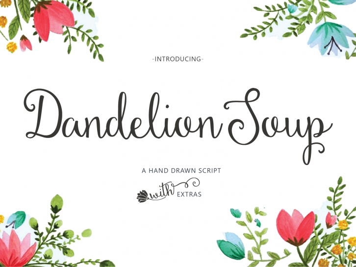Dandelion Soup + Ornaments Font Download