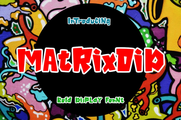 Matrixoid Bold Display font Font Download