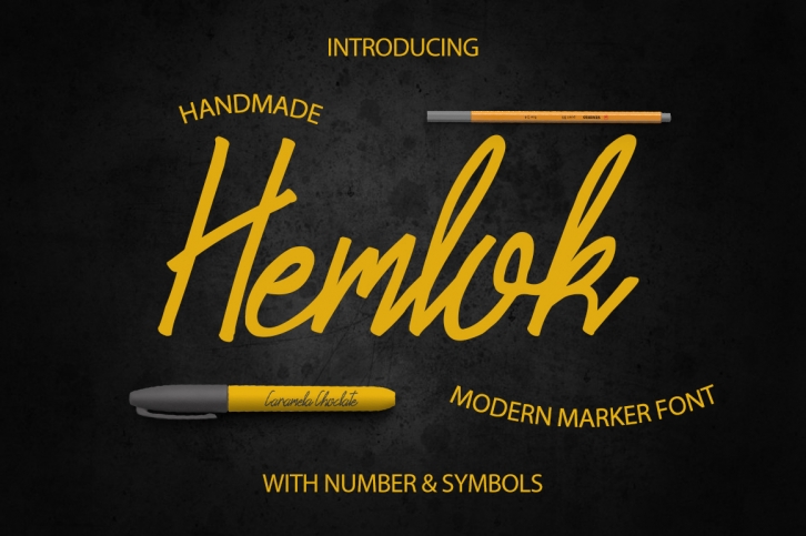 Hemlock Marker Font Font Download