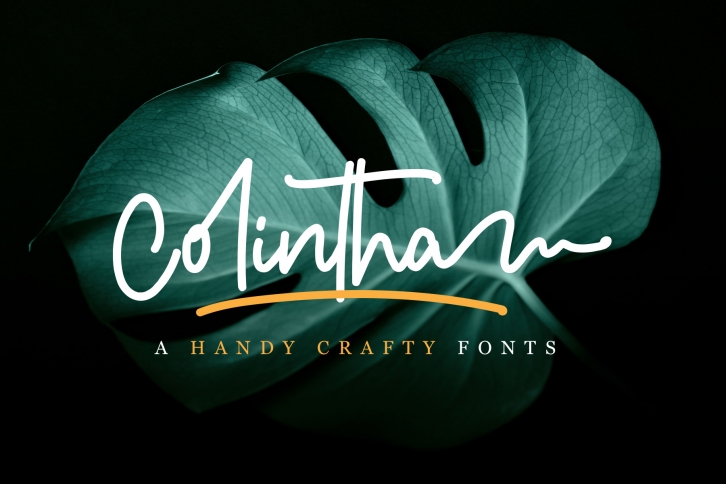 Colintha | Handy Crafty Fonts Font Download