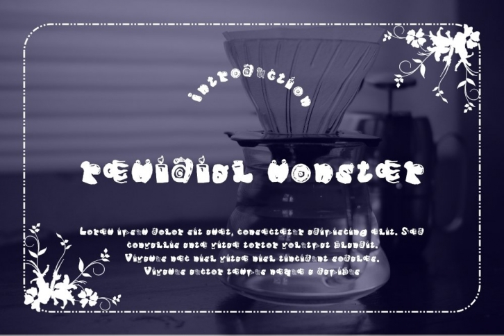 remidial monster Font Download