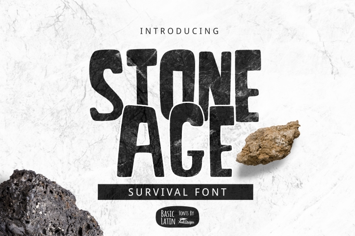 Stone Age Font Font Download