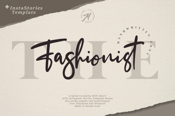 The Fashionist & Extras Font Download