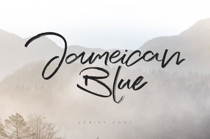Jameican Blue Script Font Font Download