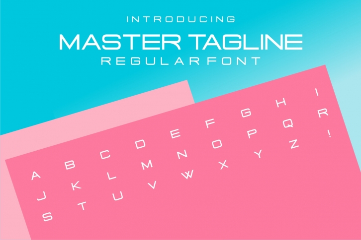 Master Tagline Logo Font Font Download