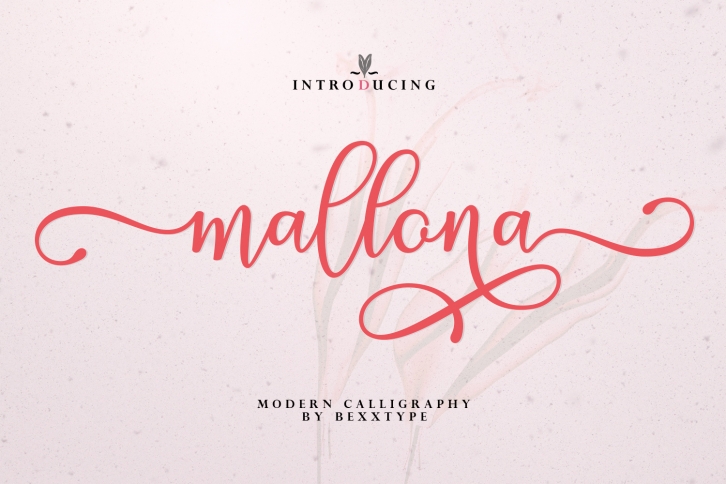The lovely new Mallona Script! Font Download