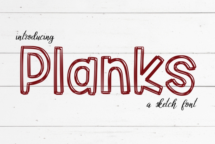 Planks Font Download