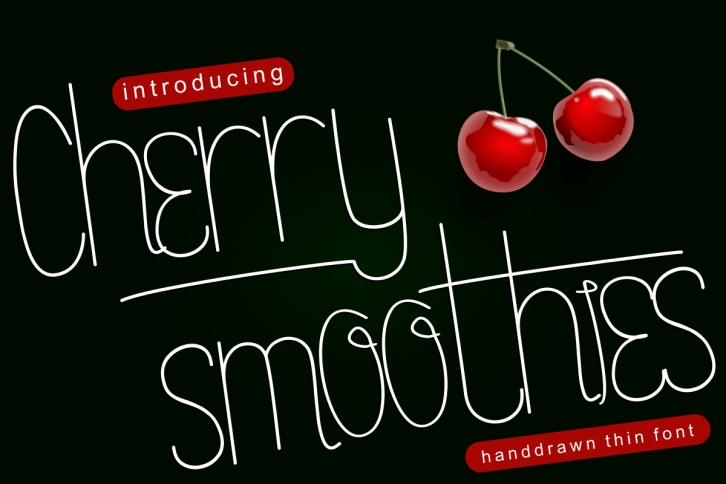 Cherry Smoothies Font Download