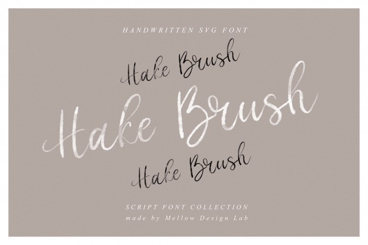 Hake Brush Font Download