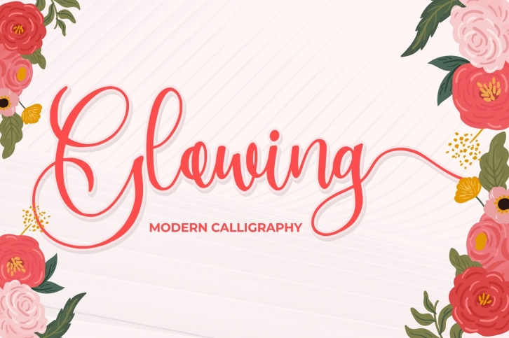 Glowing - Modern Calligraphy Font Download