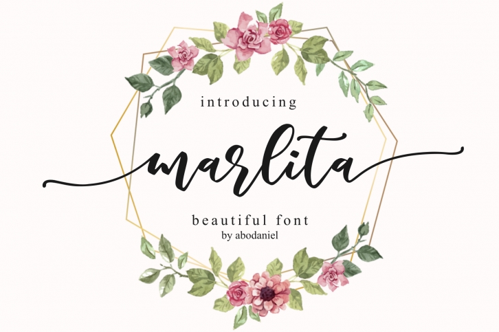 marlita -beautiful font- Font Download