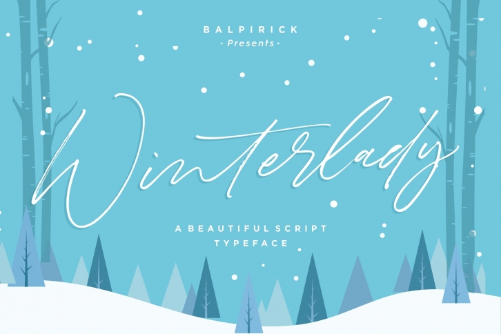 Winterlady Beautiful Script Font Font Download