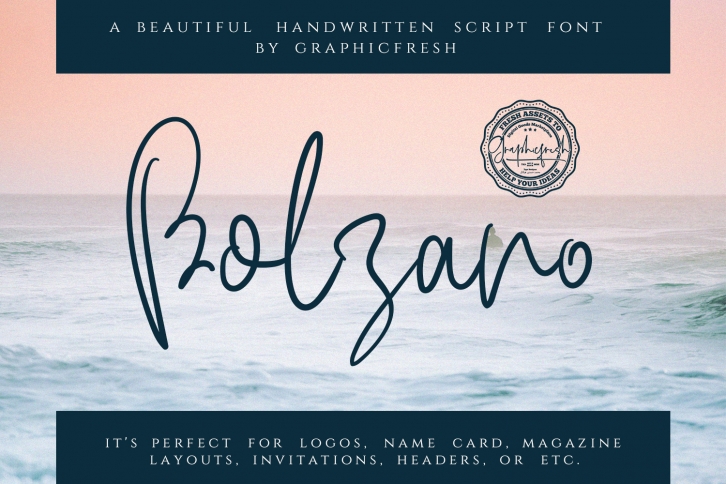 Bolzano - A Beautiful Script Font Font Download