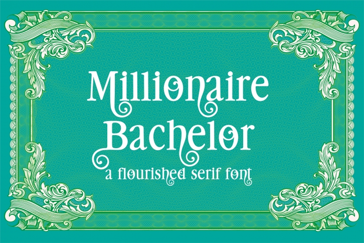 PN Millionaire Bachelor Font Download