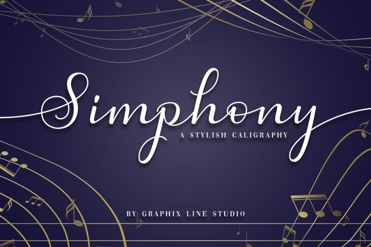 Simphony Caligraphy Font Font Download