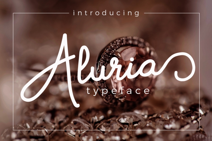 Aluria - Signature Font Font Download