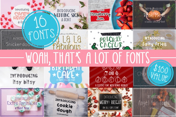 Woah Thats A Lot Of Fonts-Collection Font Download