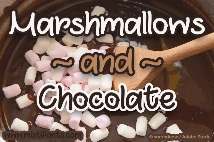 Marshmallows and Chocolate Font Download