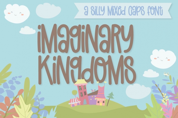 Imaginary Kingdoms - A Mixed Caps Font Font Download