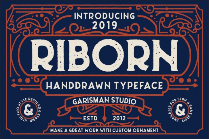 RIBORN EXTRAS ORNAMENT Font Download