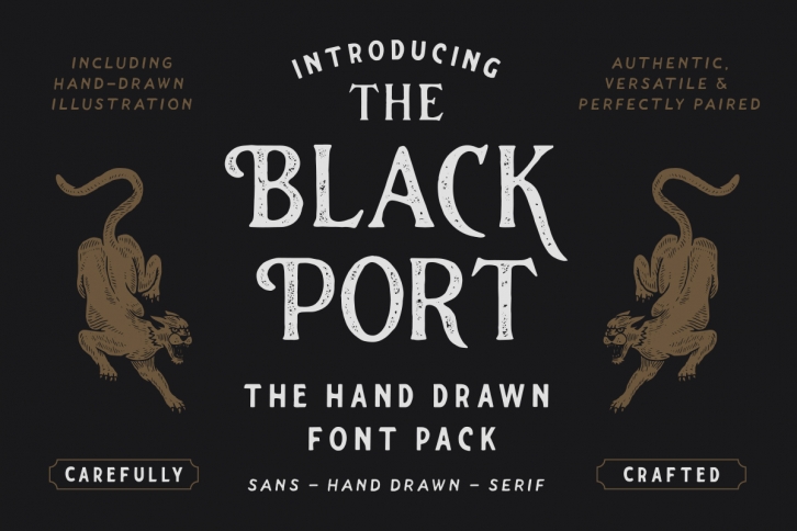 The Blackport Font Pack and EXTRA! Font Download
