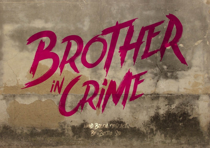 Brother In Crime Font Download