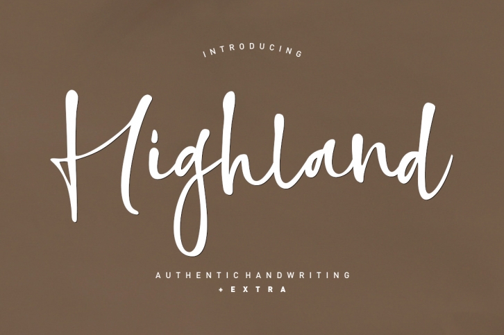Highland script Font Download