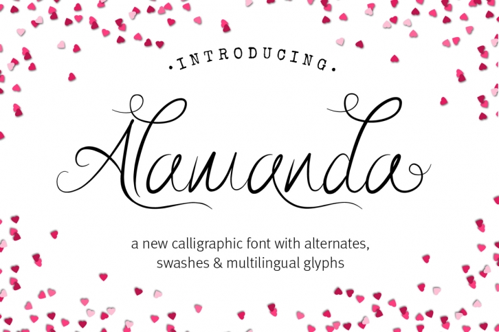Alamanda Calligraphy Font - wedding font Font Download
