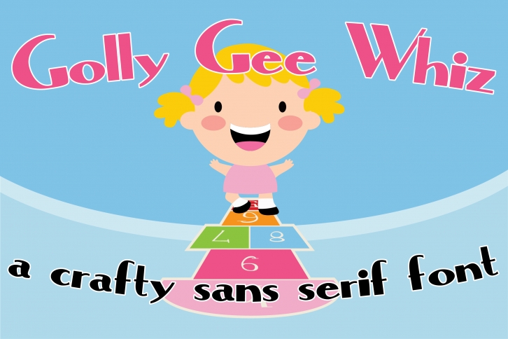 PN Golly Gee Whiz Font Download