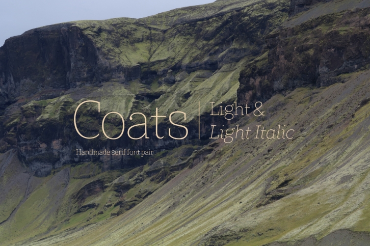 Coats Light & Coats Light Italic Font Download