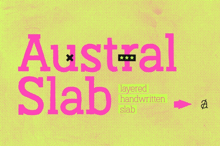 Austral Slab *Complete Family Font Download