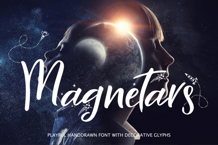 Magnetars - space font Font Download