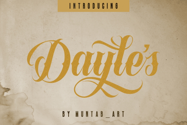 Dayles Script Fonts Font Download
