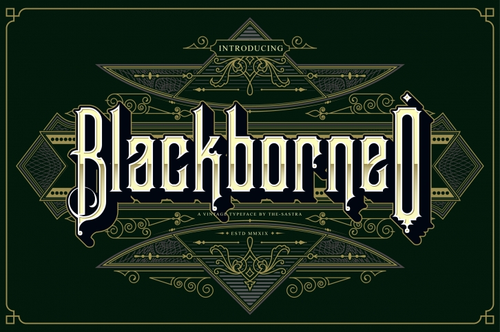 Blackborneo Font Download