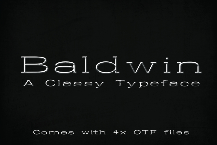 BALDWIN - A classy typeface Font Download