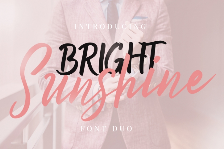 Bright Sunshine Font Duo Font Download