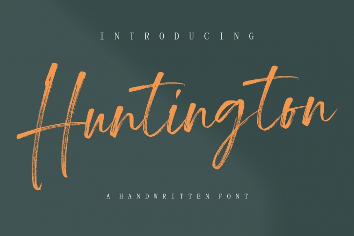 Huntington - Handwritten fonts Font Download