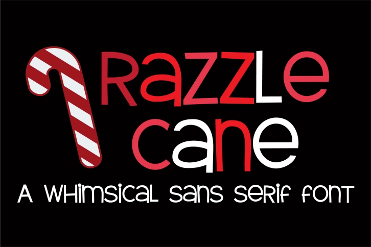 ZP Razzle Cane Font Download