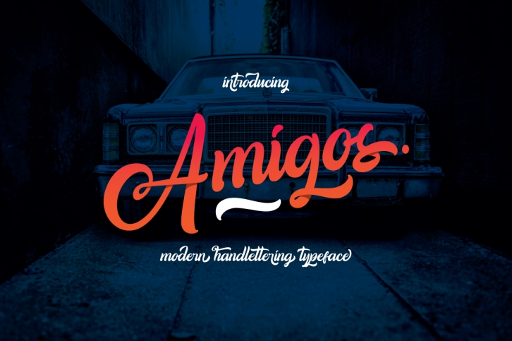 Amigos Typeface Font Download