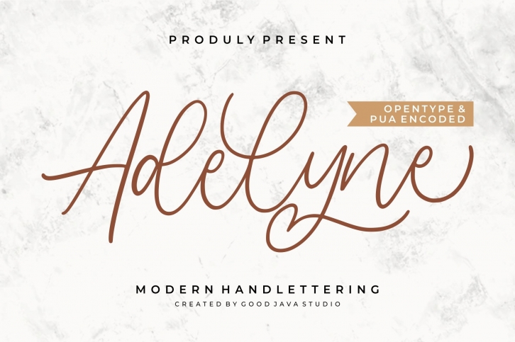 Adelyne - Modern Handlettering Font Download