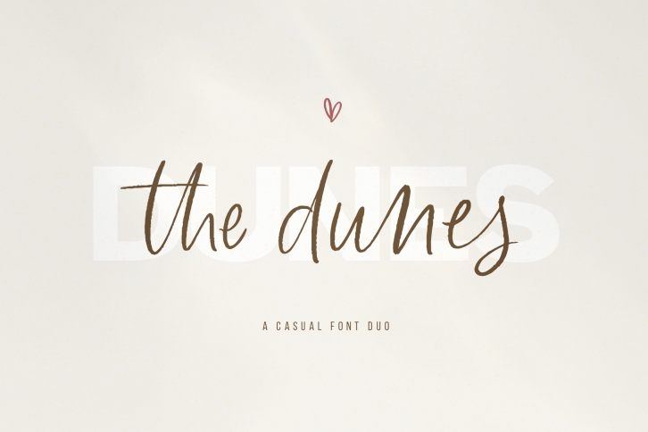 The Dunes - A SansScript Font Duo Font Download