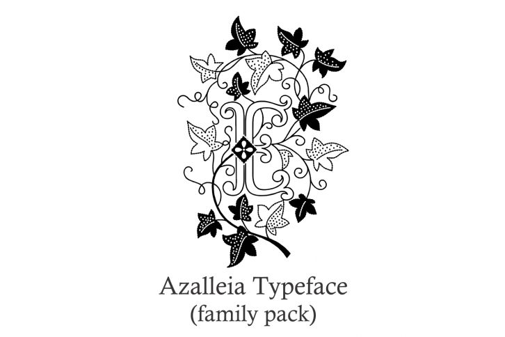 Azalleia Typeface Family Pack Font Download