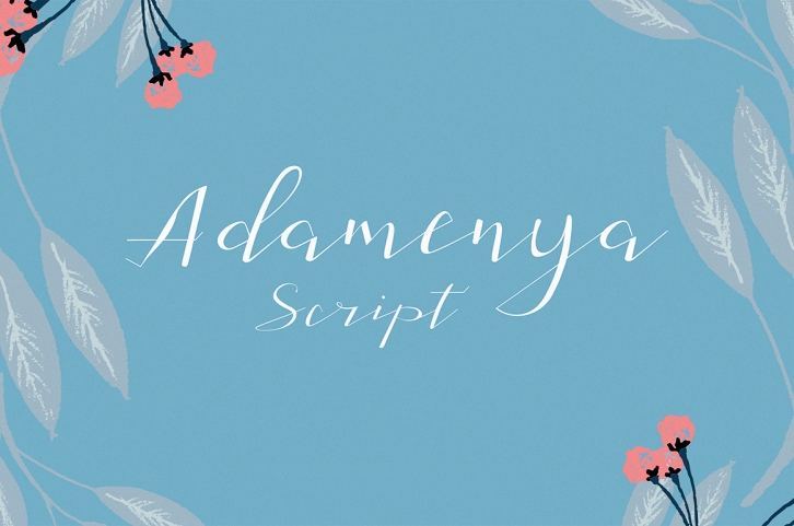 Adamenya Script Font Download