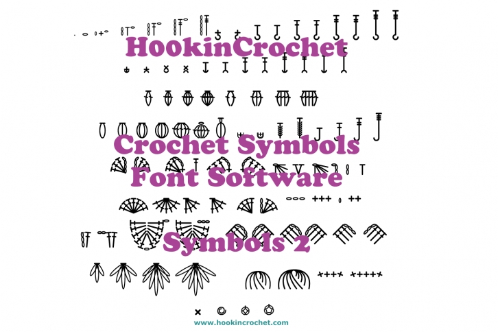 HookinCrochet Symbols 2 Font Software Font Download