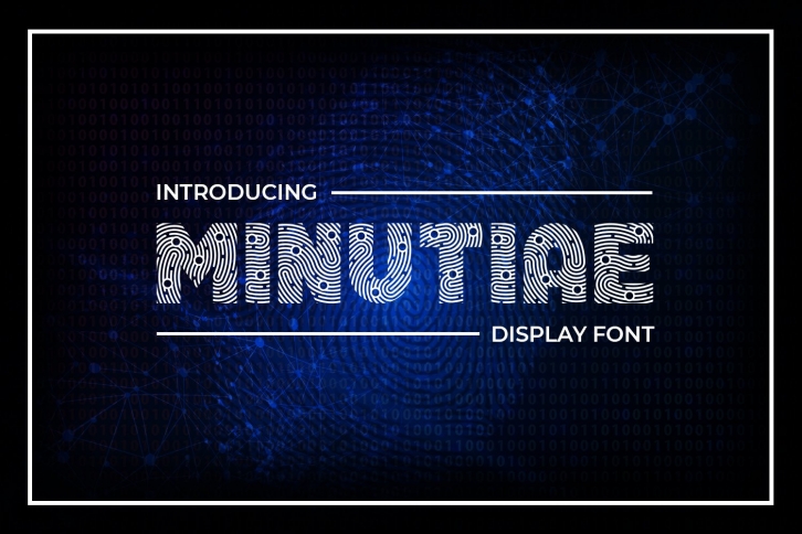 Minutiae Display Font Font Download